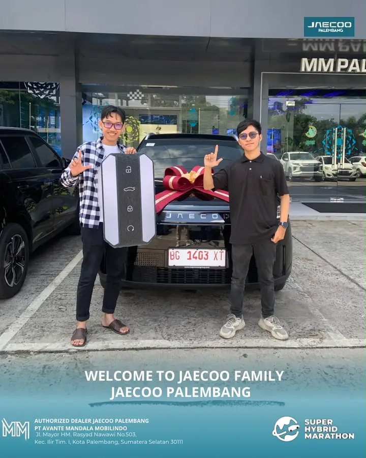 Customer delivery JAECOO J5 Premium Palembang