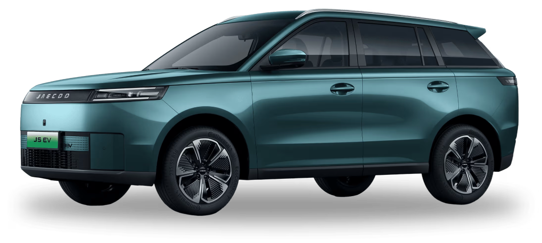 JAECOO J5 EV warna Forest Green