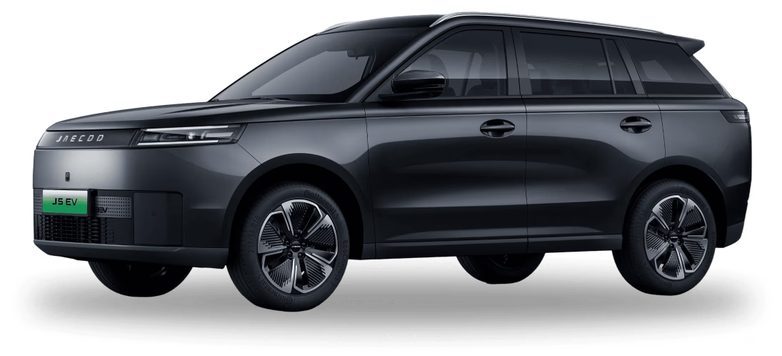 JAECOO J5 EV warna Jet Black