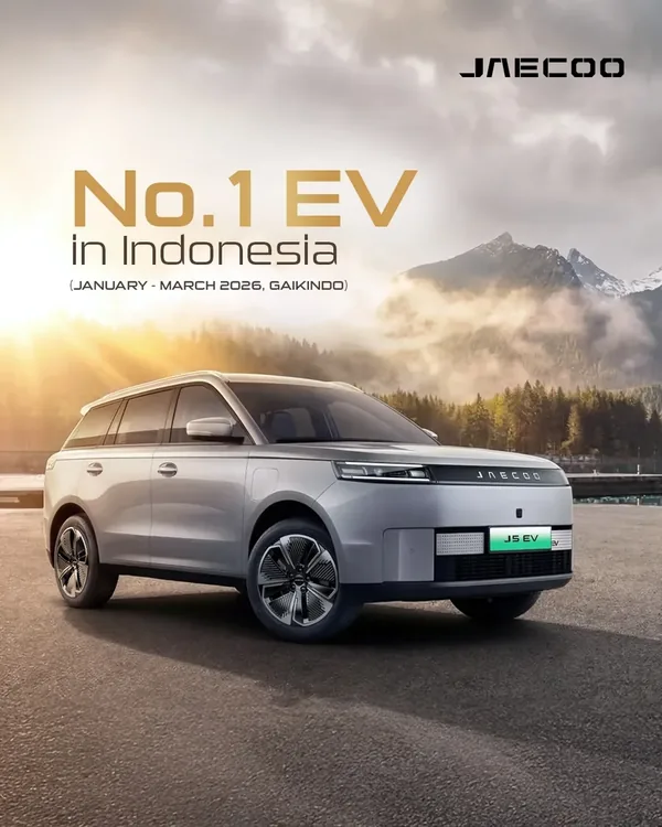JAECOO J5 EV — EV terlaris No. 1 di Indonesia
